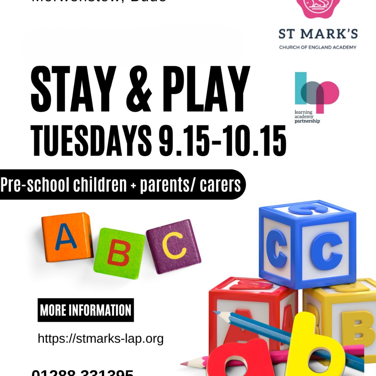 St Mark's Church of England Academy - stay & play Tuesday mornings